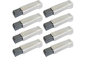 Soft Close Hinges for Cabinet Doors, 8Pcs Slow Close Cabinet Hinges Smooth Soft Hinge Clip Top Retrofitting Attachment for Do
