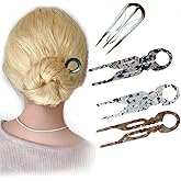 Prestige French Hair Pins, New Hairpins Accessories Elegant Hair Clips for Women, Suitable for Most Hair Types (4PCS)