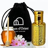 MdO Khamrah Perfume Oil - 12mL | Unisex Fragrance | Oriental Blend of Cinnamon, Praline, Amber, and Vanilla | Long-Lasting Perfume Oil for Men and Women