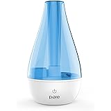 Pure Enrichment MistAire Studio Ultrasonic Cool Mist Humidifier for Small Rooms - Portable Humidifying Unit Ideal for Travel with High and Low Mist Settings, Optional Night Light and Auto Shut-Off