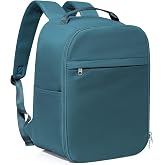 WEPLAN Airlines Approved Personal ltem Travel Bag, Carry on Backpack Large Travel Backpack,18x14x8 Weekender Bag for Men and Women,Water Resistant Lightweight Daypack for Flight 32L,Peacock blue