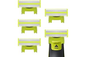 AUIXOPI Compatible with Oneblade Replacement Blades Suitable Spare Compatible with Philips One Blade Replacement Blade for QP14xx、QP25xx、QP26xx、QP27xx、QP28xx 、 QP65xx、QP66xx(4-Pack)