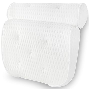Amazon Com Bath Pillows 4d Air Mesh Spa Bathtub Pillow For Neck