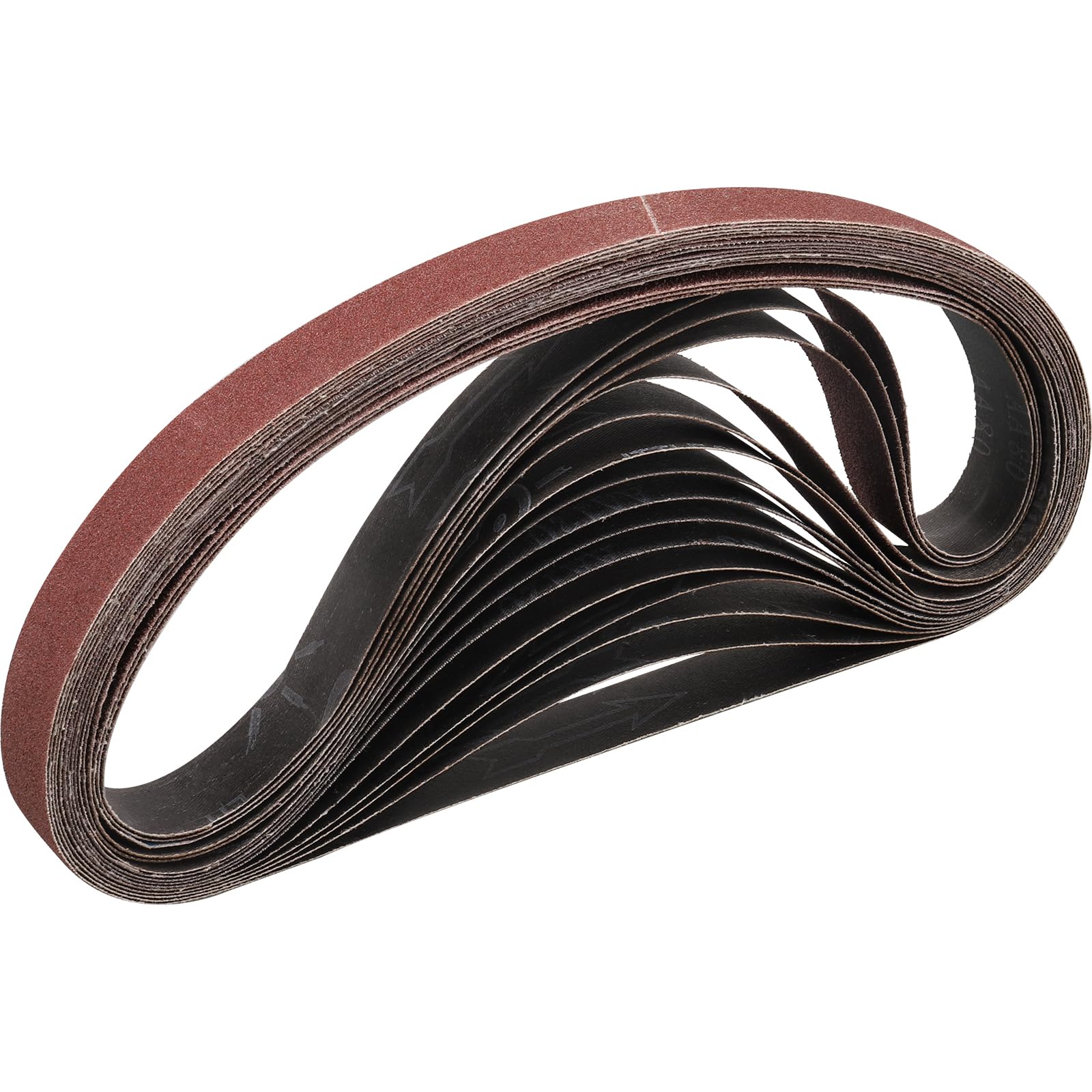 STEBRUAM Sanding Belt 25 x 762 mm,15PCS 100 Grit