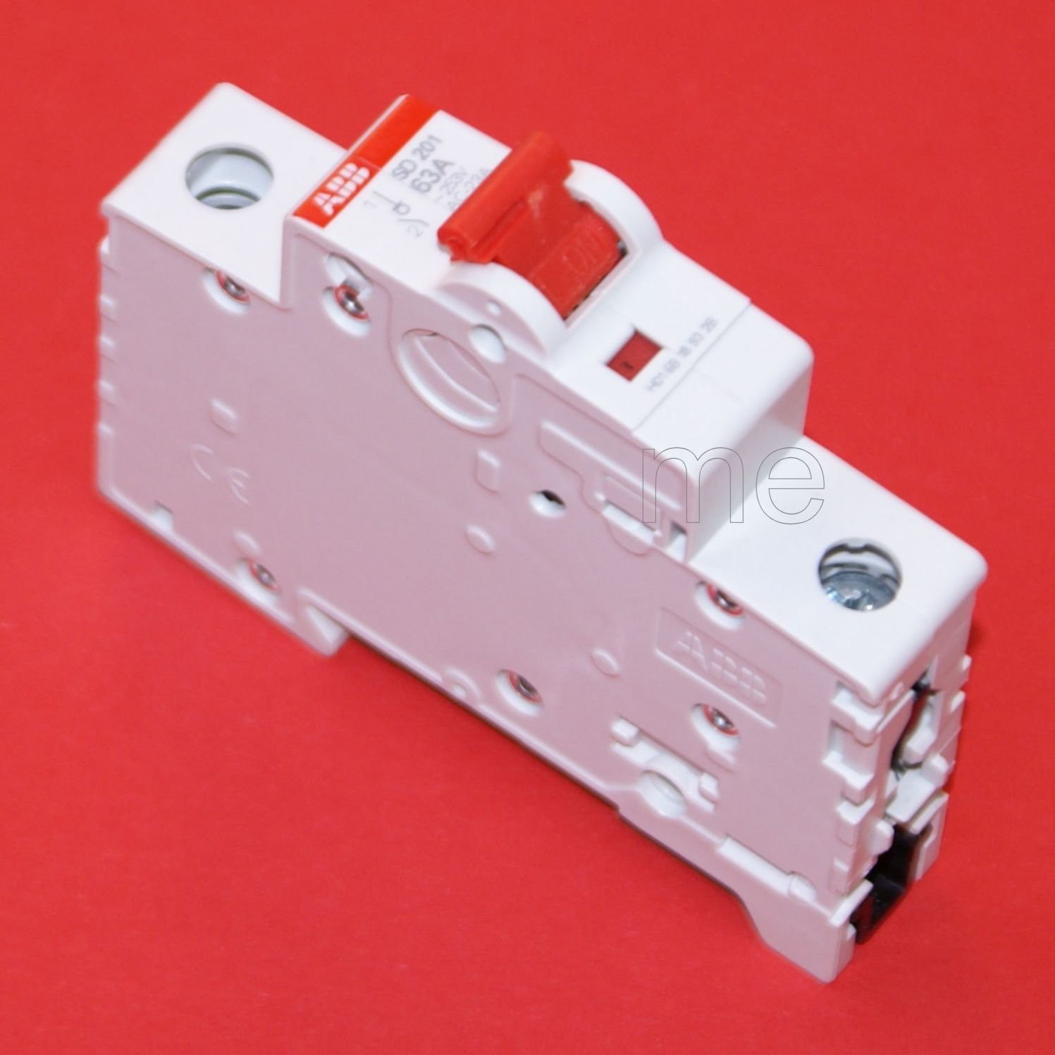 ABB SD201/63 Main Switch Relay Breaker 1-Pole 63A Red