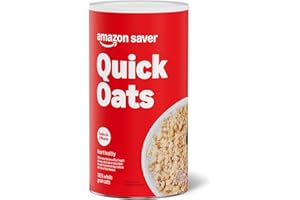 Amazon Saver, Quick Oats, 42 Oz (Previously Happy Belly, Packaging May Vary)
