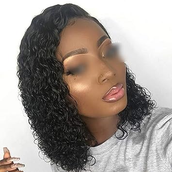 Amazon Com Wet And Wavy Bob Lace Front Wigs 13x6 180 Preplucked
