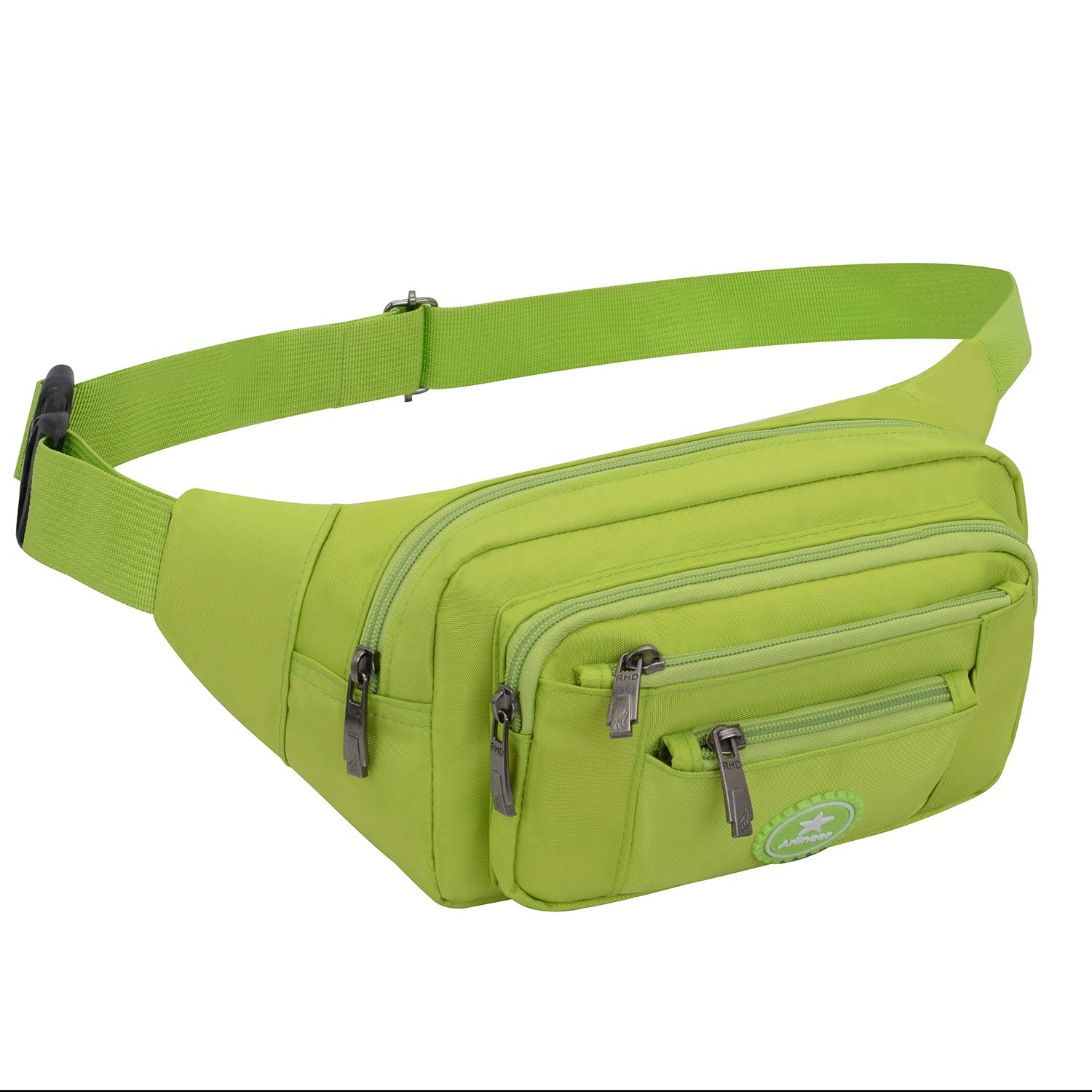 Waterproof Bum Bags Men Women Sport Running Hiking Backpacks Sports Bike Bags Cases for Knives and Hiking Tools (Green)