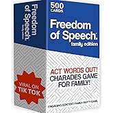 QUOKKA Freedom of Speech Card Board Game - Family Edition - Fast-Paced | Guess The Word | Easy to Play - Party Game for Game 