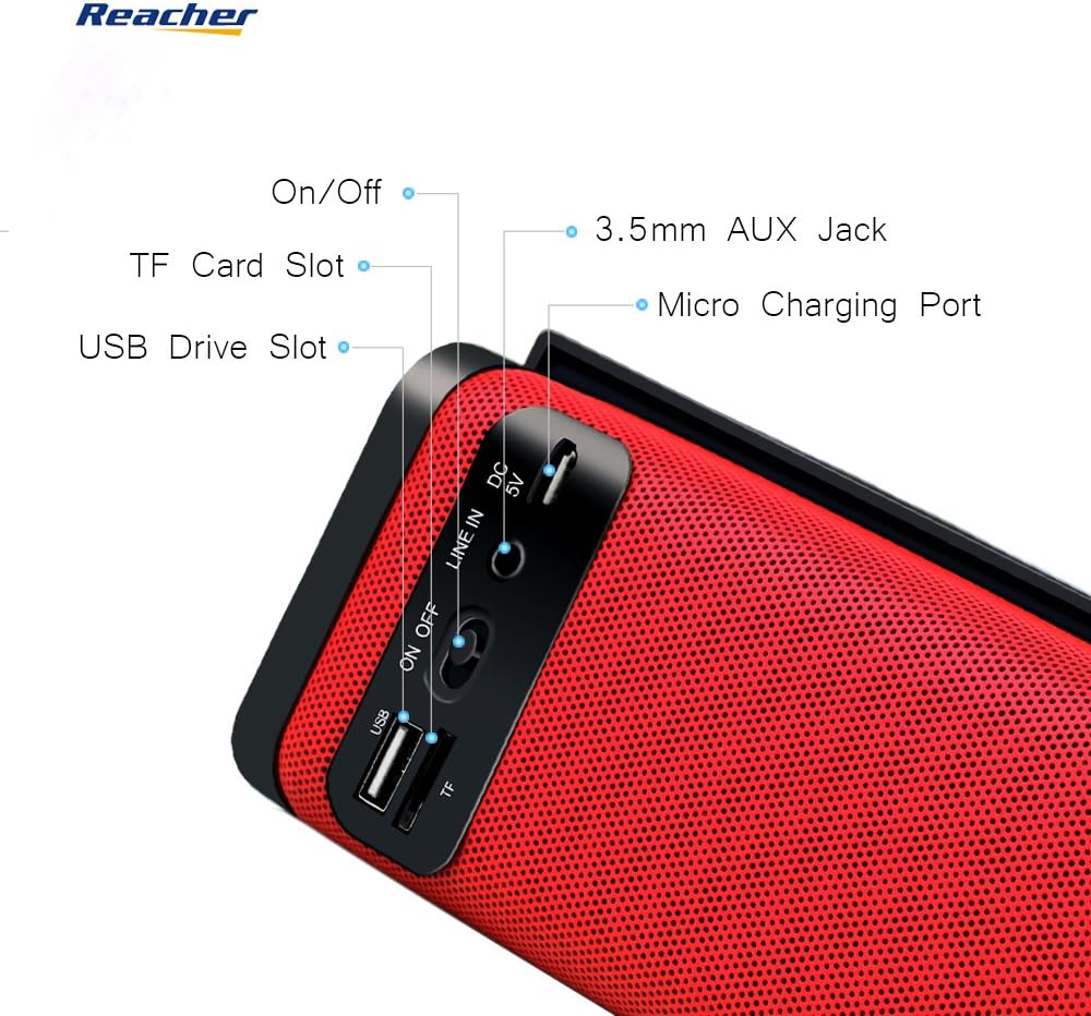 reacher portable bluetooth speaker