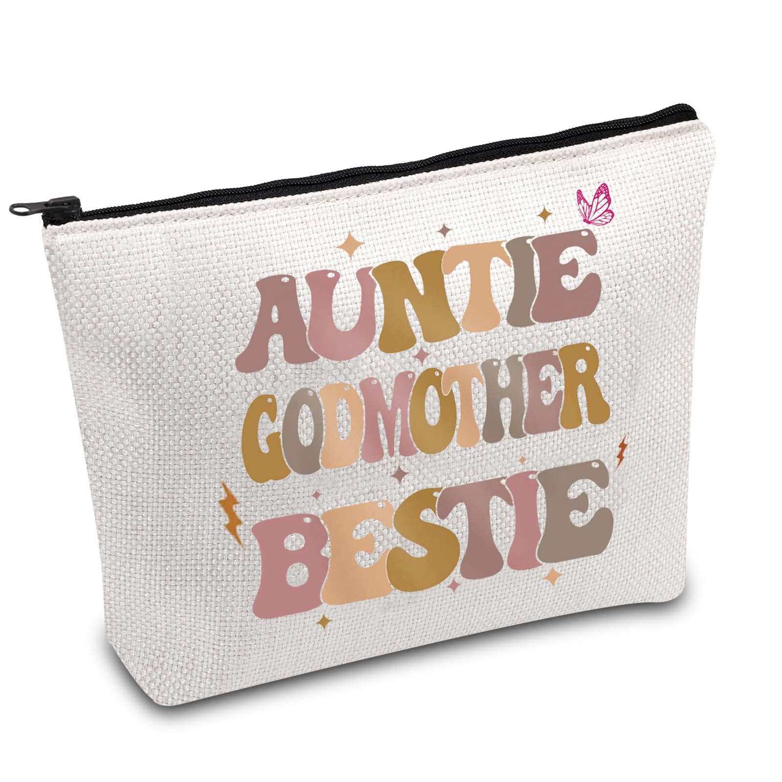 Baptism Gift Madrina Survival Kit Auntie Godmother Bestie Makeup Bag Aunt Godmother Gift Godmother Thank You Gifts Christening Gift (Godmother Bestie UK)
