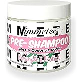immetee Aloe & Coconut Water Pre-Shampoo, Pre-Shampoo Treatment for Dry, Detangle, & breakage, 400ml/13.52oz