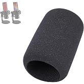 QuadCast 2 Pop Filter Windscreen Compatible with HyperX QuadCast 2 Microphone - Mic Foam Windscreen Noise Reduction,Improved Sound Quality