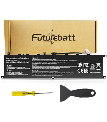 Amazon.com: 99.99Wh BTY-M6M Laptop Battery Replacement for MSI