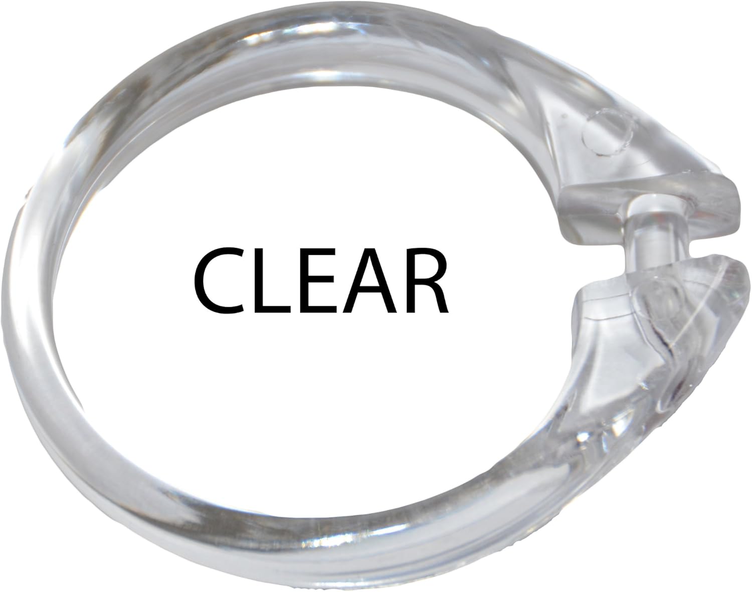 Amazon Com Set Of 12 Easy To Use Plastic Snap On Shower Curtain