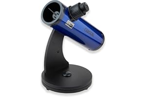 Carson SkySeeker Newtonian Reflector Telescope with Dobsonian Mount, 15-37.5X, Blue (JC-200)