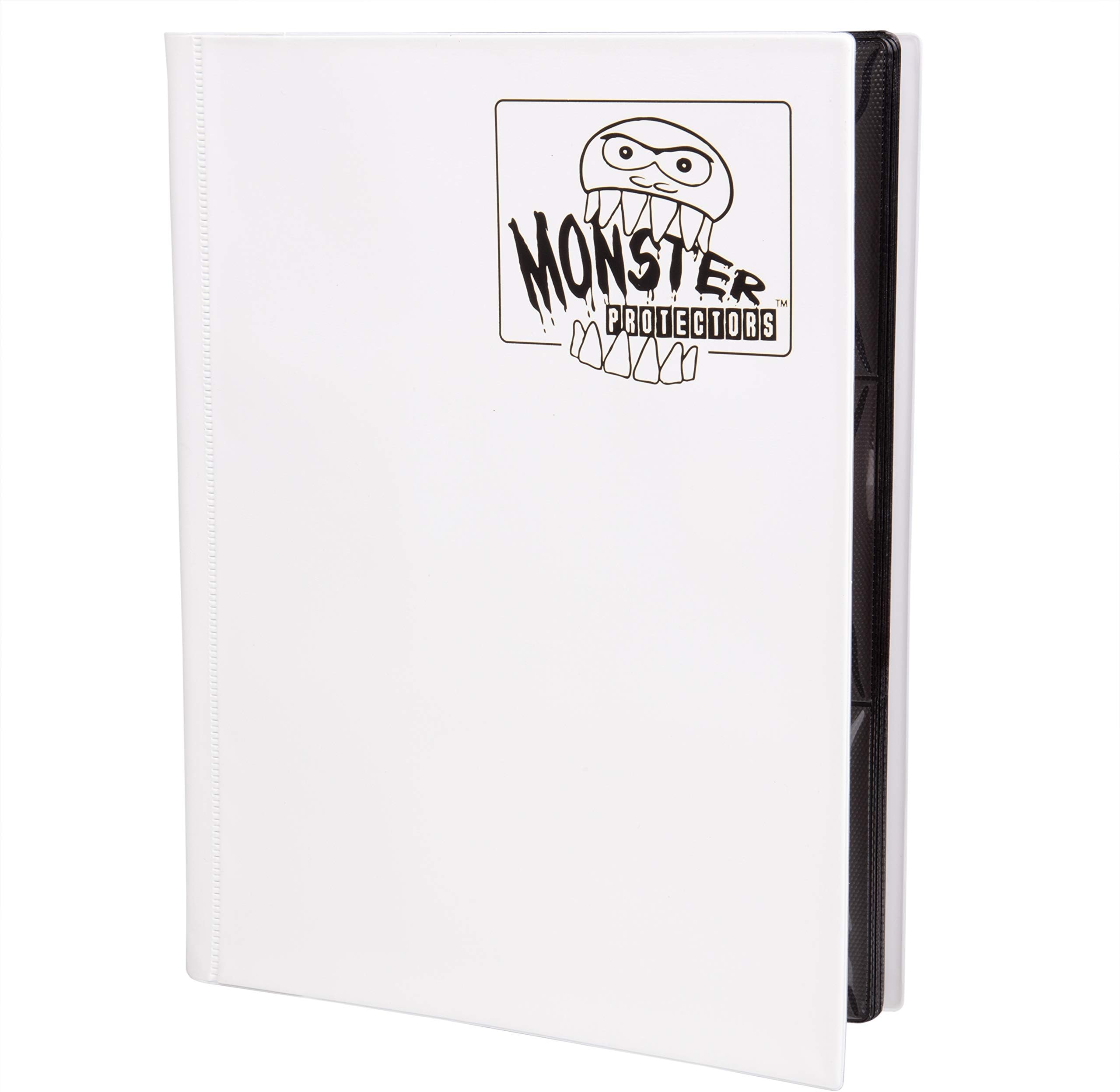 Monster Binder Monster Protectors 9Pocket White Matte Binder
