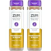 Zum Body Soap - Frankincense &amp; Myrrh, 16 fl oz (2 Pack) | Cleanses and refreshes skin daily with a plant-based, essential oil-infused body wash