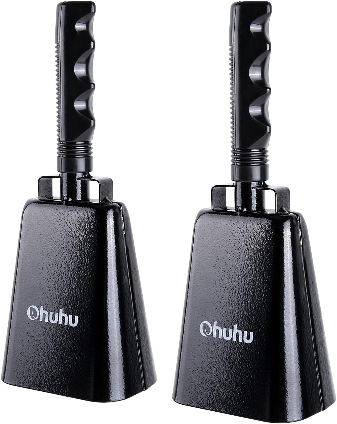 Cow Bell 2Pack, Ohuhu 10 Inch Steel Sports Cowbell with