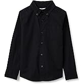 Amazon Essentials Boys' Long Sleeve Oxford Button Down Shirt