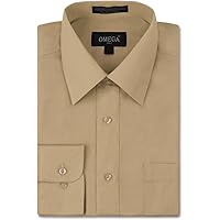 Amazon.com: Geoffrey Beene Mens Bedford Button Down Dress Shirt, Brown, Big  & Tall, 14.5" Neck 32"-33" Sleeve : Clothing, Shoes & Jewelry