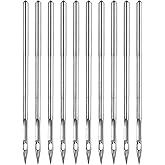 HARFINGTON 10 Pcs Sewing Machine Needles Size 20/125 Quick Sewing Iron Universal Regular Point Machine Needles Embroidery Sewing Tool for Craft DIY Household Stitching Industrial Use