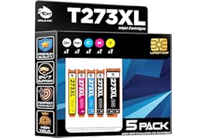 NINJA INK Compatible Replacement for 273 Ink Cartridges T273 Ink 273xl - Expression Premium XP-520 XP-600 XP-610 XP-620 XP-80