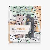 kwmobile 2x Clip Holders for Fitbit Inspire 3 2 Ace 3 Black Dark Rose view 6