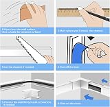 shinfly 4.8m Cable Trunking White 15x10mm Self Adhesive 12 Ducts Kit view 7