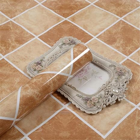 Amazon Com Pvc Self Adhesive Wallpaper Marble Stickers Waterproof