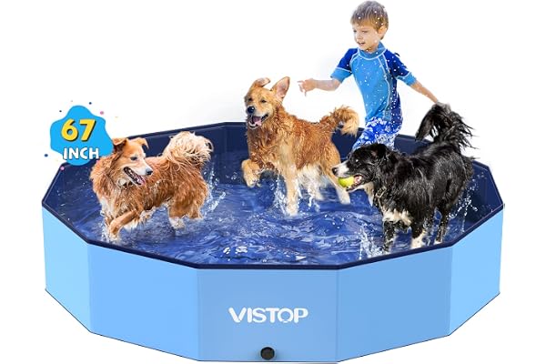 VISTOP Foldable Portable Inflatable Pool