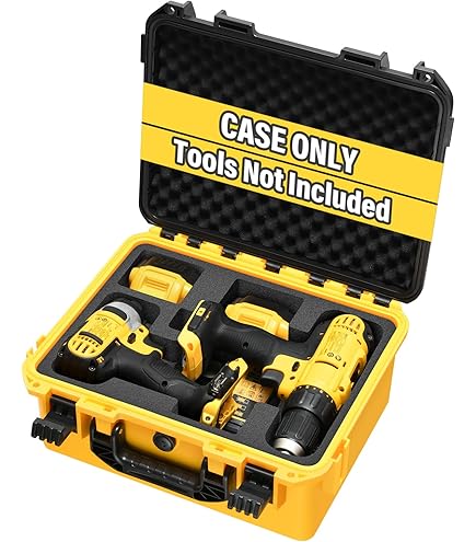 ４boxes detoxDETSsss Case for Dewalt Jigsaw Power Tool - Waterproof Hard Tool Box for