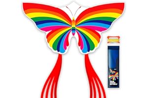 SGftre Beautiful Butterfly Kites for Kids & Adults Easy to Fly，Kites for Beach Trip Park Family Outdoor Games and Activities