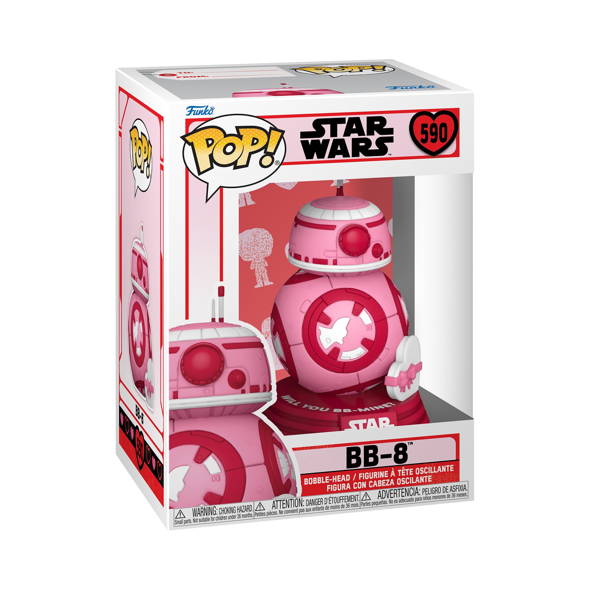 Funko POP! Star Wars: Valentines - BB-8 - Collectable Vinyl Figure - Gift Idea - Official Merchandise - Toys for Kids & Adults - Movies Fans - Model Figure for Collectors and Display