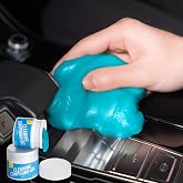 CLICK CLEAN Car Cleaning Gel, 7oz Reusable Dust Cleaning Putty, 2Pack | Reaches Tight Spaces, Removes Dust &amp; Debris, For Car Interiors, Keyboards, Laptop, Air Vents, Bluebell Scent
