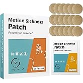 Sea Sickness Patch, 20 Count Motion Sickness Patches- Relieves Dizziness from Seasickness and carsickness, Suit for Travel of