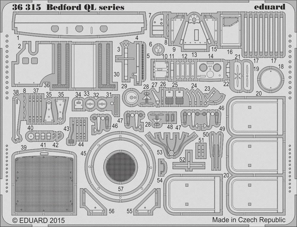 (EDP36315) - Eduard Photoetch 1:35 - Bedford QL Series (IBG)