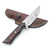 POLO CRAFT Custom Handmade Damascus Fixed
