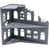 Ruined Building, Terrain Scenery for Tabletop 28mm Miniatures Wargame, 3D Printed and Paintable, EnderToys