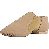 Linodes Unisex 09 Canvas Upper Slip-on Jazz Shoe for Women and Men's Dance Shoes