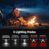 Lighting EVER LE Head Torch Rechargeable 2 Pack 5 Modes 150m Waterproof view 3