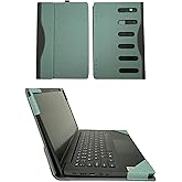 XJchen Laptop Sleeve Compatible with Dell Latitude 14 5400 5420 5430 5440 7400 7430 2 in 1 Vostro 5410 Inspiron 14 5410 5415 5418 Proptective Skin Case Detachable with Pen Holder (Light Green)