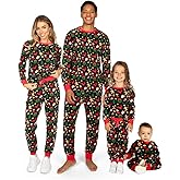 Tipsy Elves Matching Christmas PJs - Classic Lapel Couples Pajama Sets for Men and Women