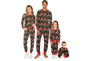 Tipsy Elves Matching Christmas PJs - Classic Lapel Couples Pajama Sets for Men and Women