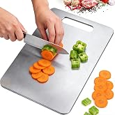 Stainless Steel Cutting Board for Kitchen Double Sided Metal Steel | Stainless Steel Cutting Board