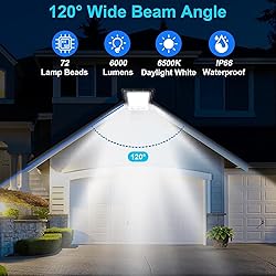 CREATESTAR 2 Pack LED Flood Lights Outdoor, 50W
