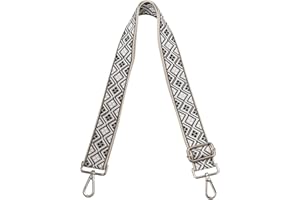 ZANQANO Purse Strap Replacement Crossbody Bag Women Wide Adjustable Jacquard Woven Handbag Straps