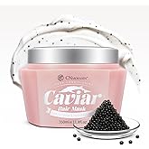 CNMOFAXIN Caviar Hair Mask, Enriched with Caviar Essence, Keratin, & Herbal Extracts for Ultimate Shine & Softness, Deep Conditioning Treatment for Dry or Damaged Hair, 11.8 fl oz,Sulfate-Free
