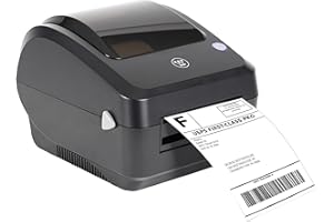 Westinghouse Thermal Shipping Label Printer USB, 4x6 Label Commercial Grade, Compatible with USPS, UPS, FedEx, eBay, Shopify, Amazon, & More, Desktop Label Printer for Packages, Includes Sample Labels