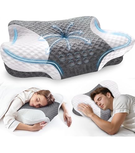 Amazon.com: Cervical Neck Pillow for Side Sleeper - Memory Foam
